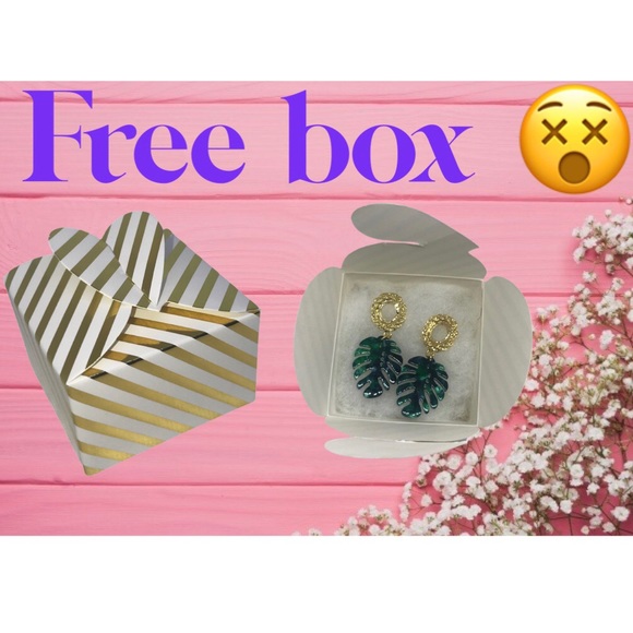 Women earrings Round drop earrings ⭐️ hand made resin ✋metal gold 🎁 - Picture 7 of 7